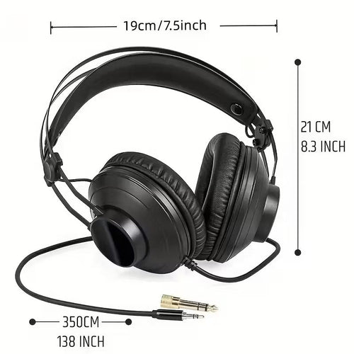 Dual Plug Wired Studio Headphones